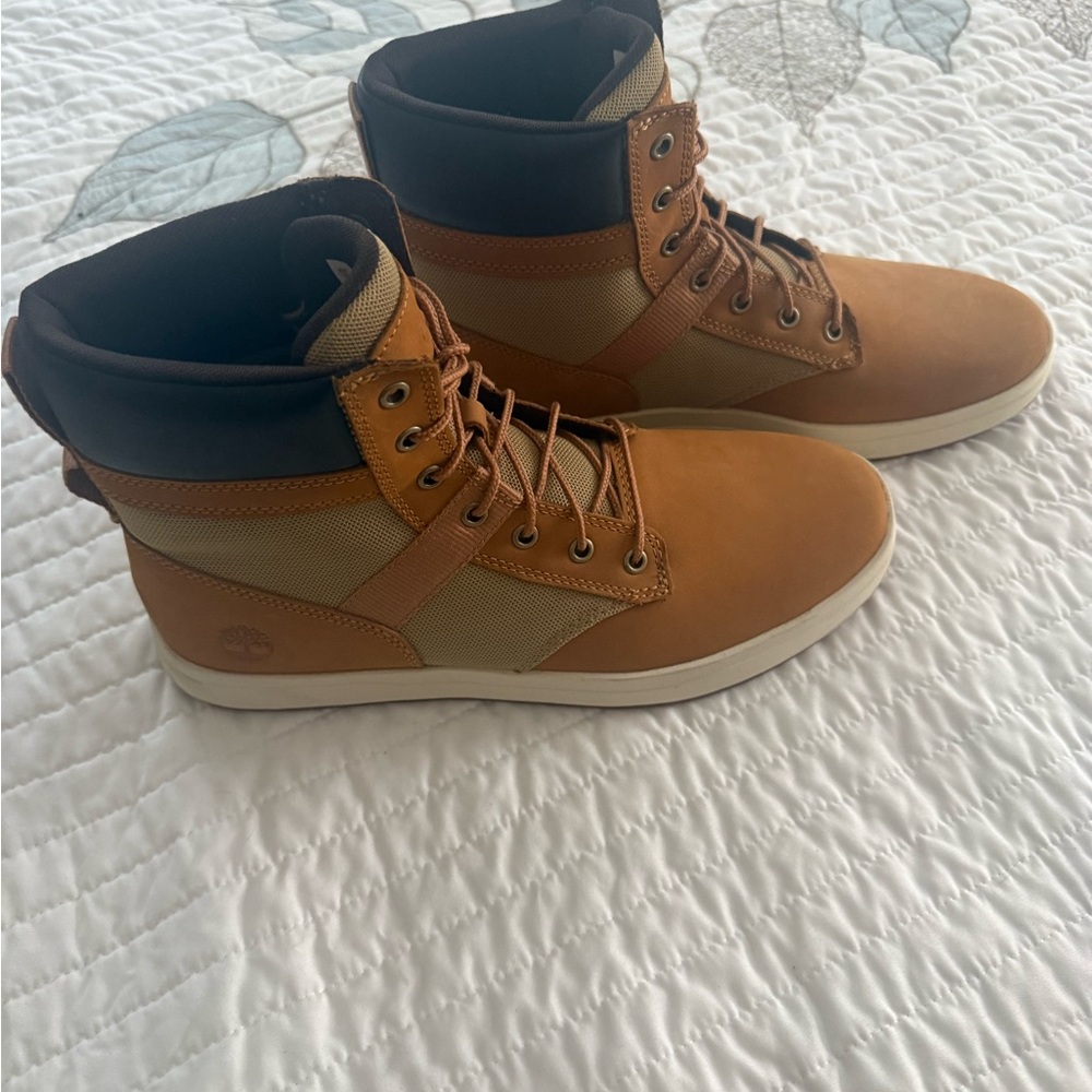 Timberland Brown and Tan Boots with Nubuck Leather